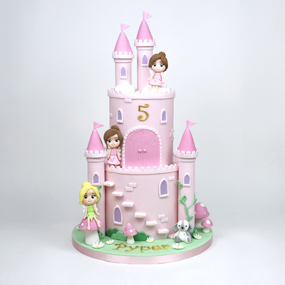 Fairy castle cake