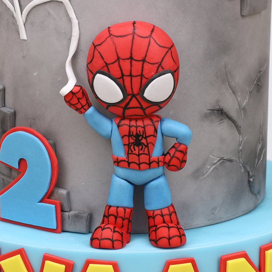 Spiderman cake