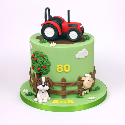 Tractor cake